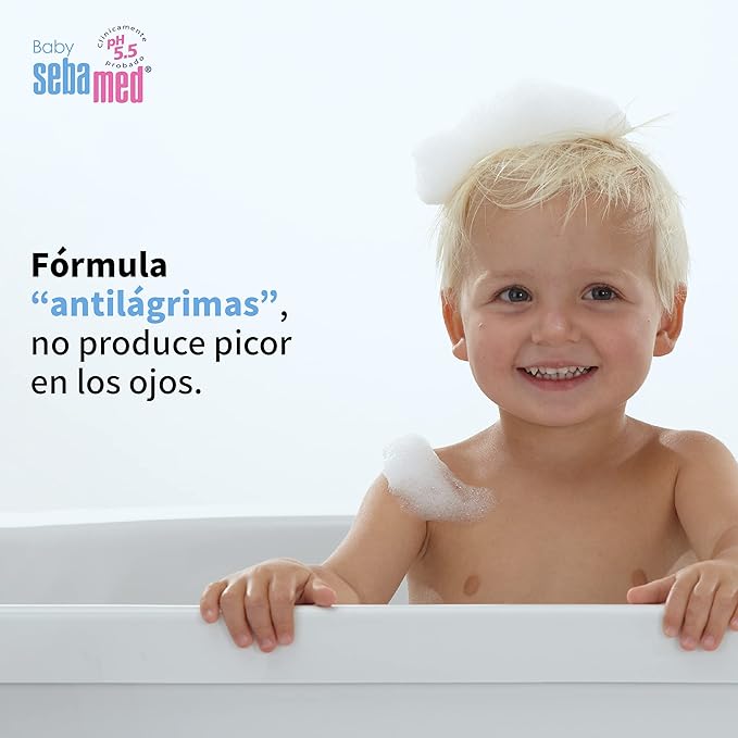 SEBAMED Baby Soft Shampoo for Thin and Delicate Skin, Children's Hair, Extra Soft Cleaning, Extremely Sensitive Leather, Multicoloured, Fresh, 500 Milliliter