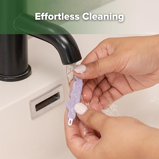 haakaa Baby Nose Cleaner & Ear Wax Removal Tool,The Unique Crocodile-Shaped Design,Baby Essentials - Lavender