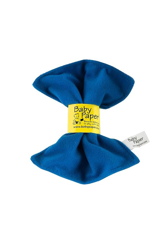 Original Baby Paper - Crinkle Teether and Sensory Toy for Babies and Infants | Blue | Non-Toxic, Washable | Great for Baby Showers