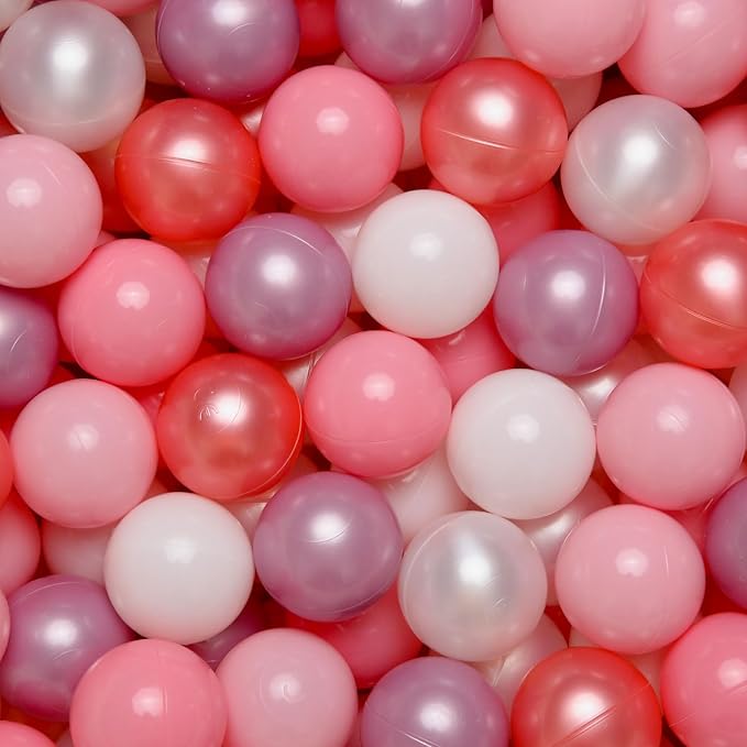 GOGOSO Ball Pit Balls for Toddlers Dogs Baby, 2.2 Inch Pastel Play Ball Toys Kid Ballpit, Bounse House, Birthday, Tent, Party,100 pcs