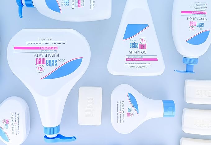 SEBAMED Baby Protective Facial Cream Ultra Mild Gentle Hydrating Face Moisturizer for Delicate Skin (50mL) Pack of 3