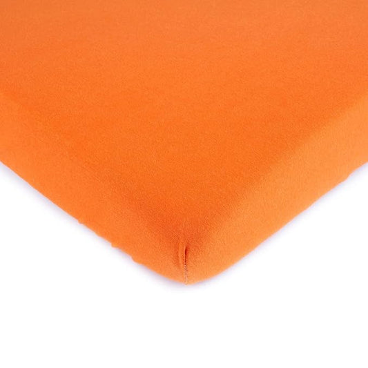SheetWorld Fitted 100% Cotton Jersey Pack N Play Sheet 29 x 42, Burnt Orange, Made in USA