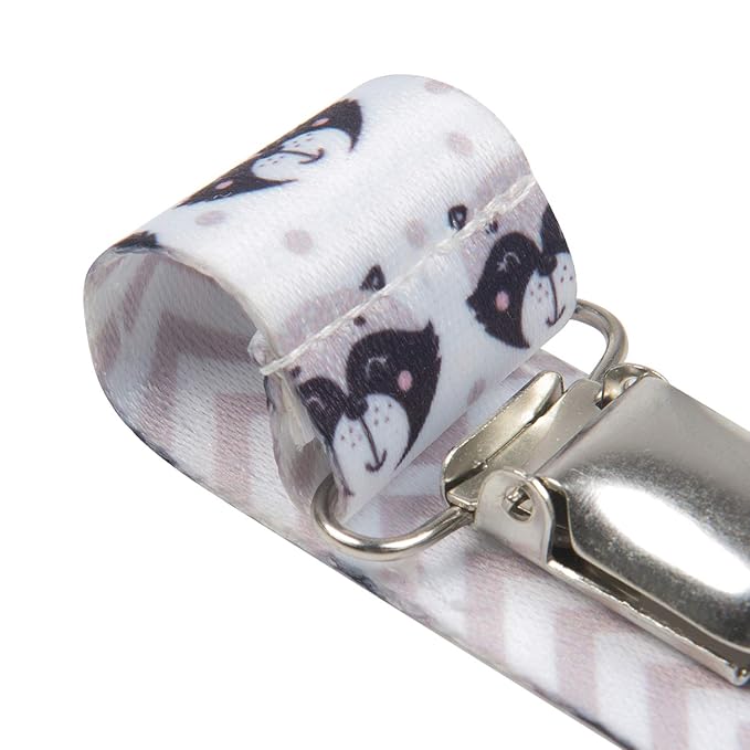 Babygoal Animal Pacifier Clips, 6 Pack Pacifier Holder Clips for Baby Boys and Girls Fits Most Pacifier Styles