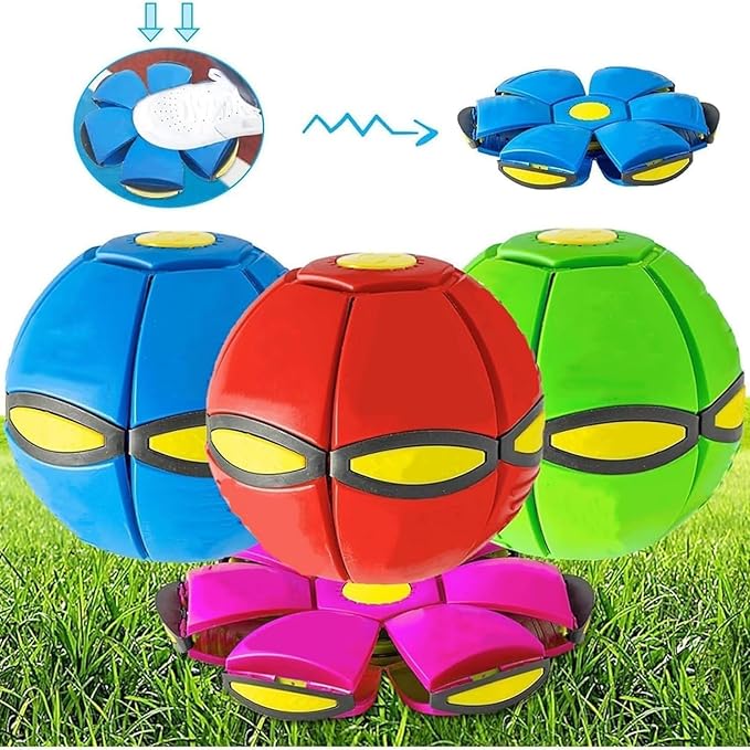 Step on Pop Up Ball, Childrens Bouncing Ball Pop Up, Magic Flying Saucer, Bouncy Balls, Suitable for Indoor & Outdoor Use