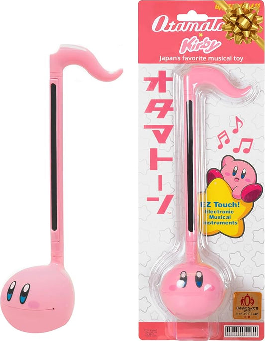Otamatone Kirby Pink Star Hero Japanese Electronic Musical Instrument Portable Music Synthesizer from Japan by Maywa Denki Studio Award Winning, Educational Fun Gift Game Character Pink Hero