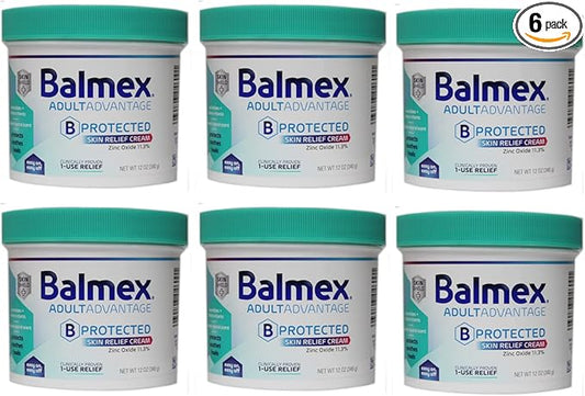 Balmex Adult Care Rash Cream 12 oz (pack of 6)