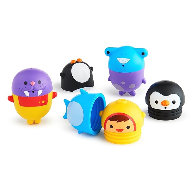 Munchkin® CleanSqueeze™ Mold Free Baby and Toddler Bath Toy Squirts, 4 Piece Set