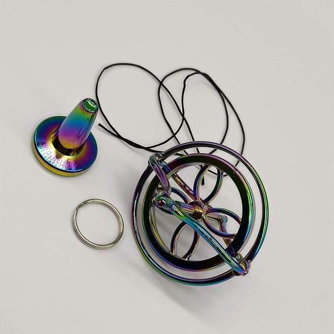 Metal Anti-Gravity Gyroscope Balance Toy (Colorful)