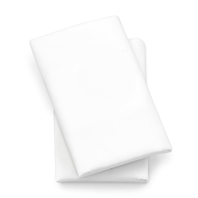 Chicco Lullaby Playard Sheets - White 2-Pack, White