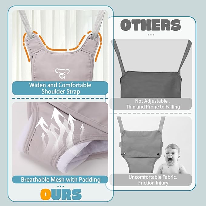 Baby Jumper with Stand, Baby Jumpers and Bouncers, Baby Exerciser Suitable for 6-24 Months, Easy to Assemble & Store Jumper for Baby