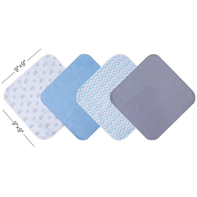 Viviland Baby Washcloths 24 Pack, Toddler Wash Cloths for Bath, Super Soft & Absorbent Bath Towel for Newborn and Infants, Baby Towels Care for Baby's Sensitive Skin