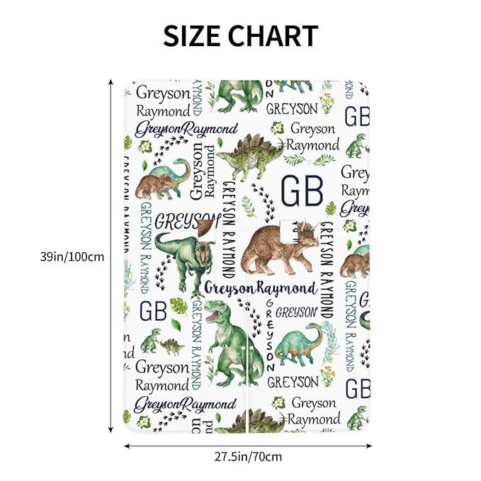 Personalized Baby Car Seat Canopy for Babies with Name, Custom Dinosaur Stroller Car Seat Covers for Boys, Minky Nursing Carseat Cover for Breastfeeding, Car Seat Canopies for Infant Newborn