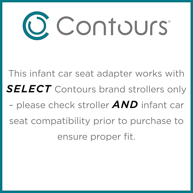 Contours Infant Car Seat Adapter for Contours Element Stroller - Compatible with Britax B Safe, Britax B Safe 35 Elite, Britax B-Safe 35 and Britax Endeavor Infant Car Seats Only