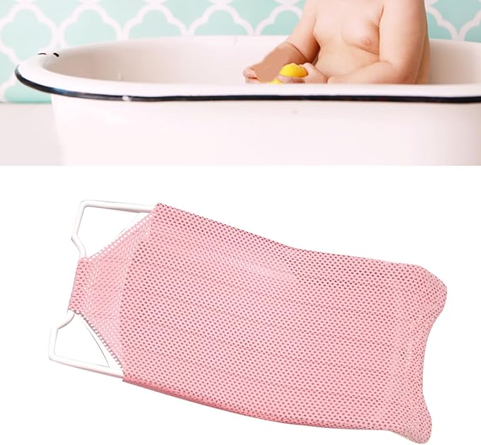 Fafeicy Baby Bath Seat Support Net Non Slip Mesh Cushion Portable for Newborns to Toddlers