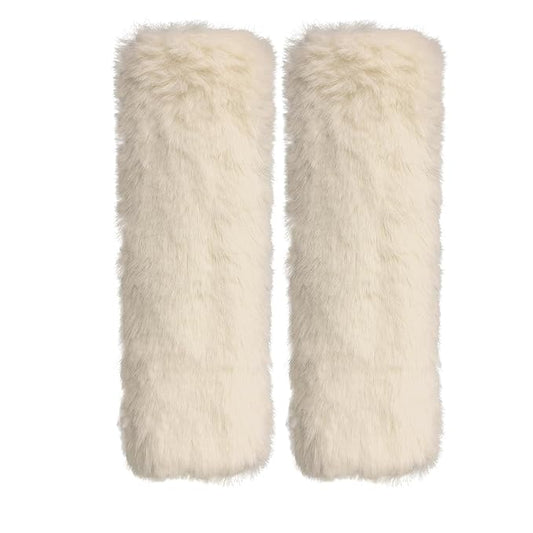2-Pack Soft Plush Seatbelt Covers for Kids - Comfortable Seat Belt Cushion for Newborns - Car Seat/Stroller Strap Accessories - Enhanced Driving Comfort & Protection (White)