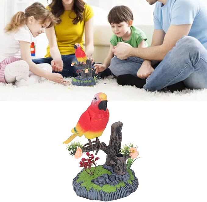 Electric Voice Control Chirping Singing Toy Fluttering Simulation for Children Adults (506G)