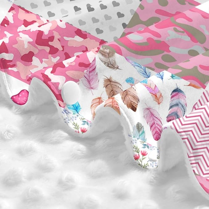Personalized Baby Car Seat Canopy for Babies with Name, Custom Floral Elephant Pink Car Seat Covers for Girls, Opening Minky Nursing Breastfeeding Stroller Cover Carseat Canopies for Infant Newborn