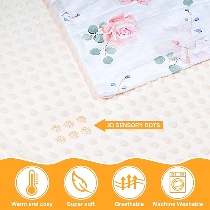 Floral Car Seat Cover Baby Girl, Soft Breathable Infant Car Seat Covers, Girl Baby Car Seat Covers, Skin-Friendly Sunscreen Nursing Stroller Cover 30" x 40"