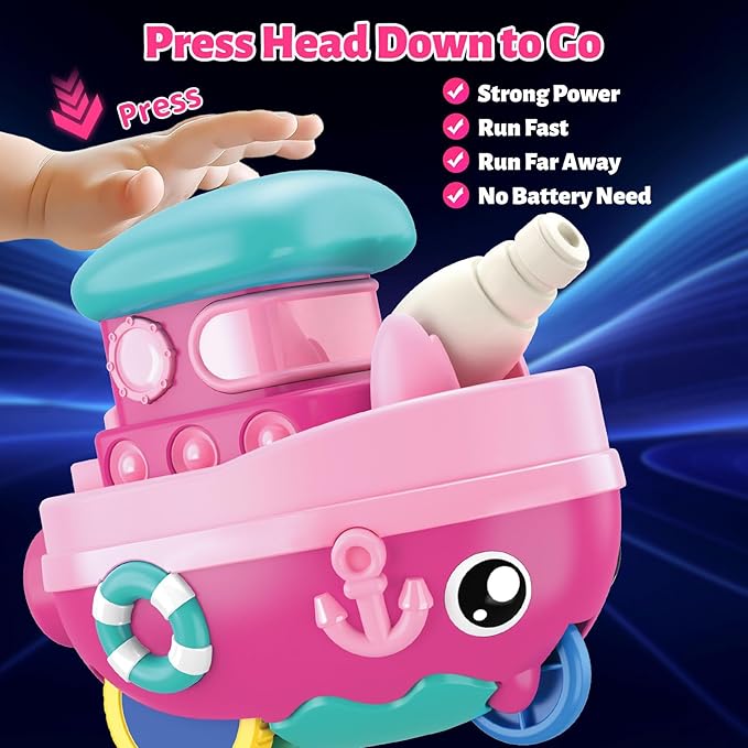 Toddler Girl Toys 1-2,Press to Go Car Toys for 1 Year Old Girls,Push Go Toy Car for Toddlers 1-3,Learning Baby toy 6-9-12-18 Months Infant Play Vehicle Set,Baby Christmas First Birthday Gifts Ages 1-2