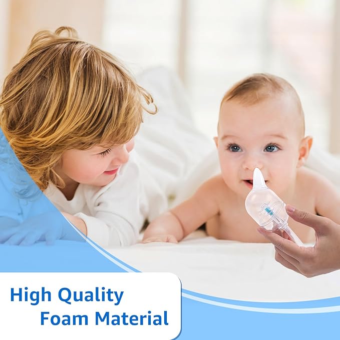 GROWNSY 120 PCS Premium Nasal Aspirator Hygiene Filters for NoseFrida/NozeBot/NeilMed/Molucky/Mr. Pen Nasal Aspirator and Other Similar Nose Sucker