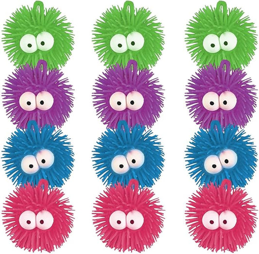 Fun Express Puffer Ball W/Eyes | Fun Outdoor Toy for Kids – Great for Parties, Prizes & Active Play