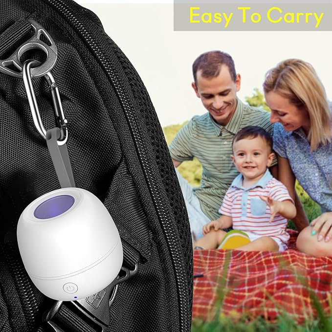 StarWin Pacifier Sanitizer Portable, UV Pacifier Case On The Go, Newborn Pacifier Holder Mini Storage Case for Travel, Keep's Baby's Binkies Clean