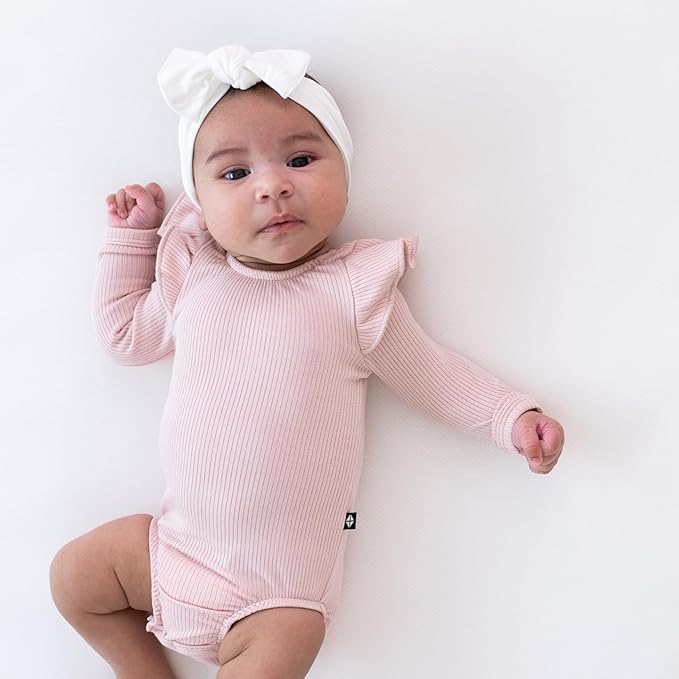 KYTE BABY Rayon Made From Bamboo Bow, (3-6 Months, Cloud)