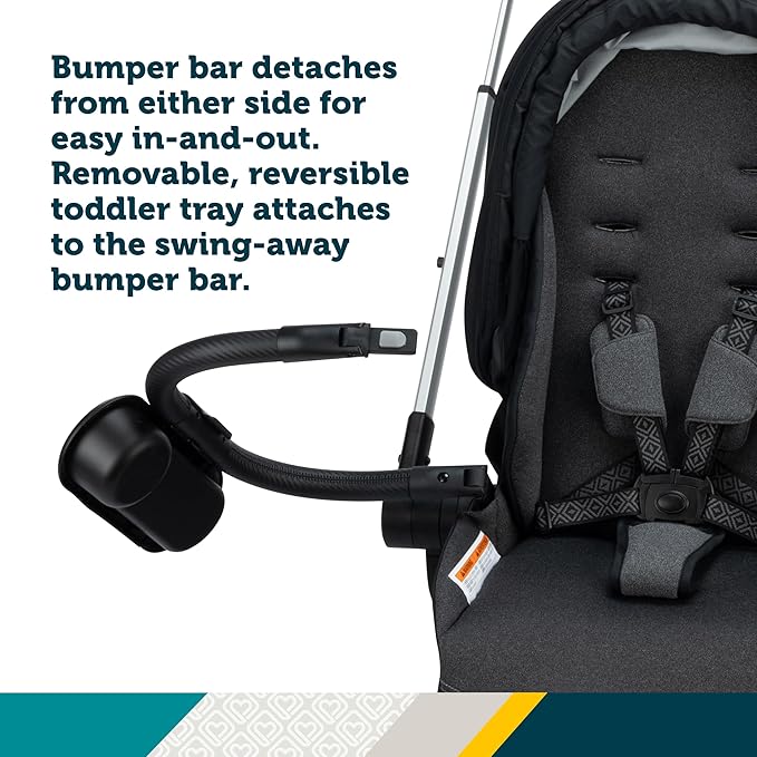 Safety 1ˢᵗ® Turn and Go™ 360° Rotating Modular Travel System, Shade