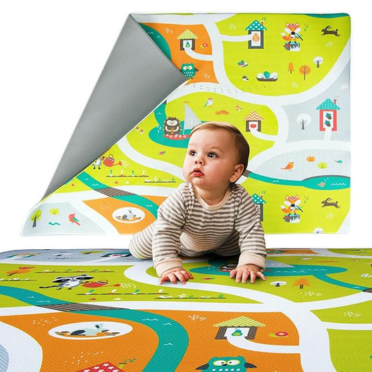 bblüv - Mülti (Miles) - Reversible Play mat - Environmentally Friendly and Chemical-Free Material B0173
