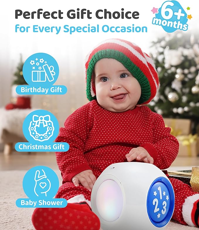BEST LEARNING Learning Cube – Montessori Learning Cube for Babies 6–12 Months & Toddlers 1–3 – Musical Sensory Activity Cube with Lights & Sounds – Early Development Educational Toy