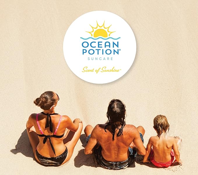 Ocean Potion Baby Sunscreen Lotion SPF 50, Broad Spectrum UVA/UVB Sun Protection, Gentle Non-Greasy Sunscreen Body Lotion with Aloe & Vitamin E, Travel Size Sun Screen 3.4 oz, Unscented