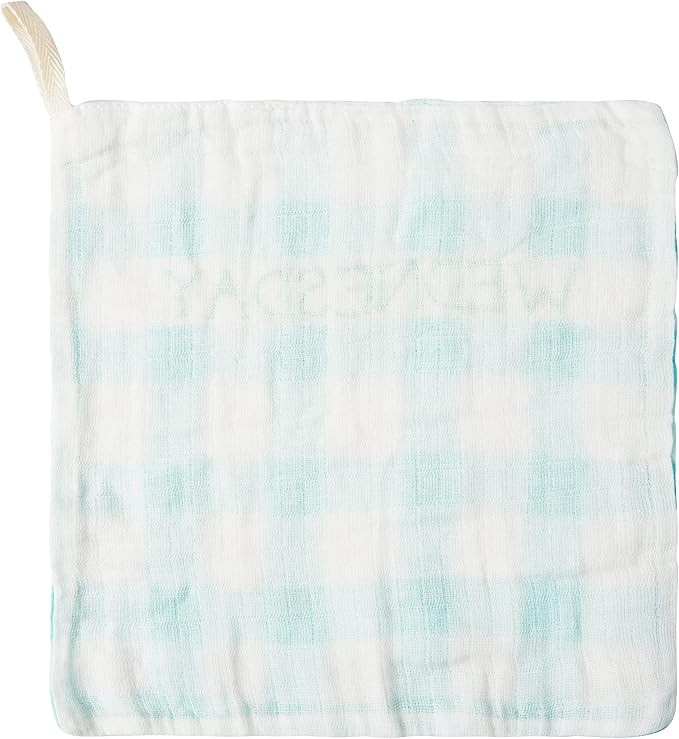 C.R. Gibson BWA-24546 Woodland Colors Gender Neutral 100% Cotton Gauze Baby Washcloths for Bath Time, 9" W x 9" L, Multicolor