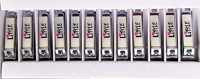 LITTLE Brand Kid's Deluxe Stainless Steel Nail Clippers W/File for Infant, Todler, Kid's, Baby, Child (Made in Korea) (4)