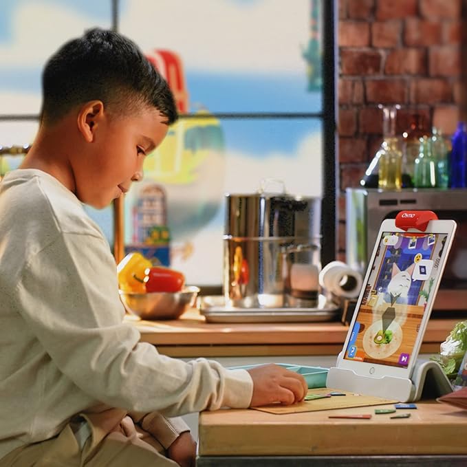 Osmo - Math Wizard and the Fantastic Food Truck Co. Games iPad -Ages 6-8/Grades 1-2 -Learn Geometry-Curriculum-Inspired-STEM Toy Gifts for Kids, Boy & Girl-Ages 6 7 8 (Osmo Base Required)