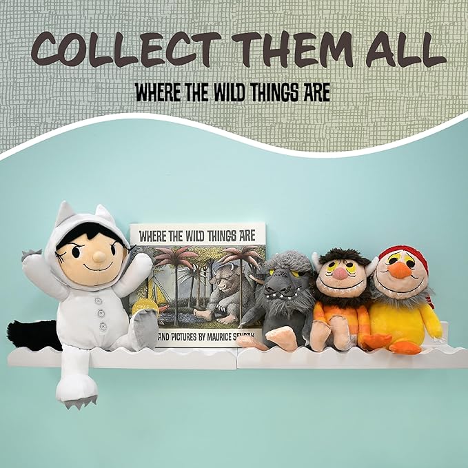 Kids Preferred Where The Wild Things are Wooden Pull Toy - Four Removable Pieces, Cotton Pull String, Ages 12 Months and Up, Max Moishe and Tzippy, Solid Wood, 8 in