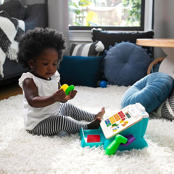 Baby Einstein + Hape Magic Touch Toy Cash Register Pretend to Check Out Toy, Real Sounds and Music, Ages 1, 2, 3, 4+
