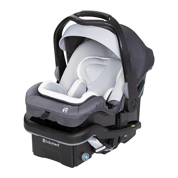 Baby Trend Secure-Lift Infant Car Seat, Dash Grey – Compact Lightweight Carrier, Infant Comfort Cushioning, Adjustable Harness Fit