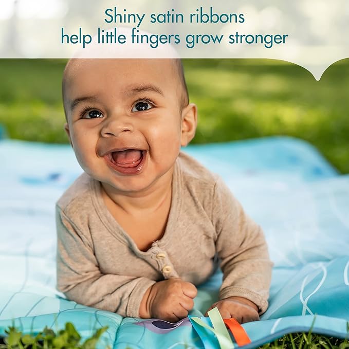 Tiny Love Outdoor Picnic Mat, XL Space Offers Plenty of Room for Play and bonding, Treasure The Ocean