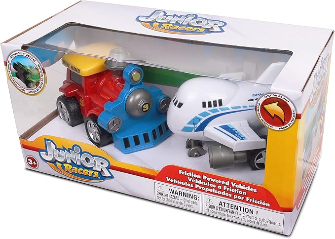 NKOK Junior Racers 2PK Friction Powered Train & Plane