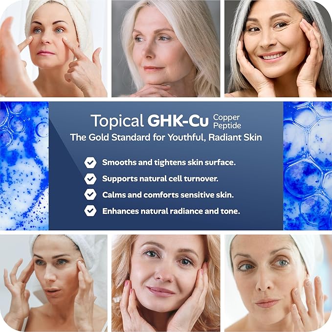 Copper Peptide GHk-Cu & Methylene Blue Infused Whipped Grass Fed Tallow Balm, Fine lines, Wrinkles, Eczema, Acne, Full body Moisturizer, For All Skin (3.4 oz)