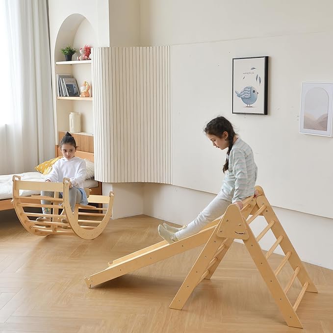 Avenlur Bazel 8-in-1 Montessori Waldorf Indoor Playset for Toddlers & Kids (18m-6yrs) - Ignite Imagination, Develop Motor Skills | Safe, Durable, Eco-Friendly for Creative Play