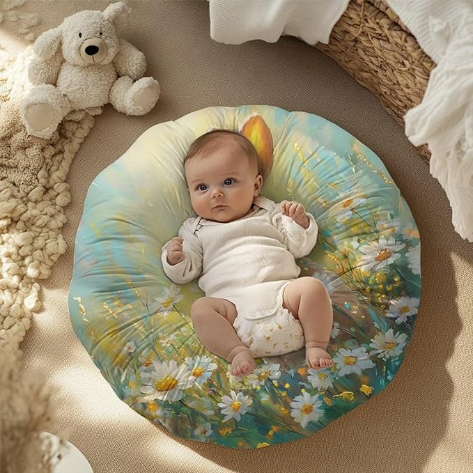 Newborn Lounger Cover, Waterproof Portable Baby Lounger Cover Soft Washable Breathable Newborn Lounger Slipcover Stretch Infant Lounger Cover for Boys Girls Home Decor Dog Paw