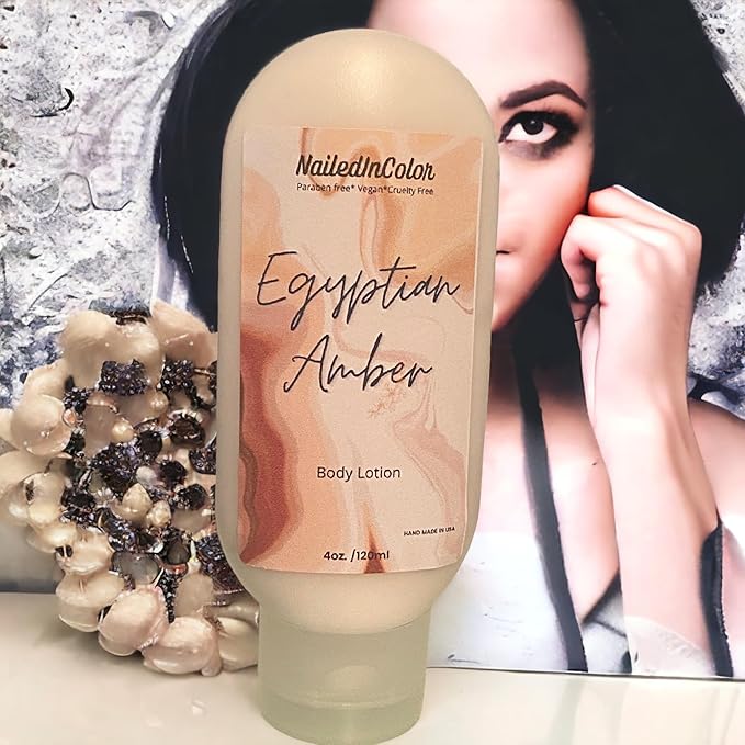 Egyptian Amber Scented Hand and Body Lotion Women's Beauty Goats' Milk Lotion Moisturizer