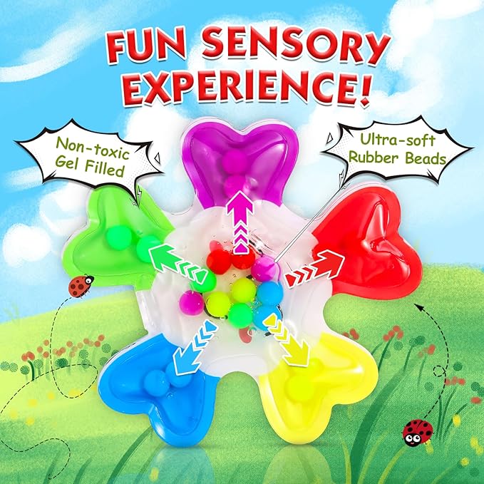 Easter Basket Stuffers Color Sorting Sensory Toys, Fine Motor Skills Games for Toddlers, Montessori Preschool Outdoor Travel Learning Toys, for 3-5 Year Old Boys and Girls