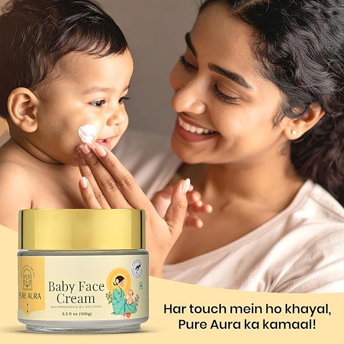 Winter Special Baby Care Kit | Moisturising Lotion + Baby Wash + Shampoo + Face Cream + Massage Oil | Ayurvedic | Chemical-Free | for Soft & Sensitive Skin
