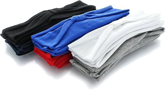 Jersey Knit Cotton Baby Headbands, Infant Size Packs