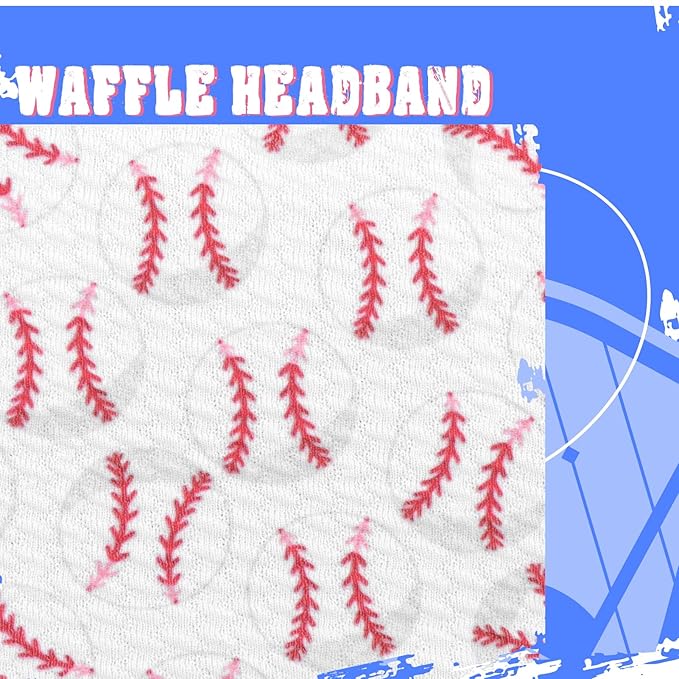 Baseball Bows for Girls Infant Headbands Charm Big Bows for Baby Sport Game Bow Soccer Hair Bow Baby Girl Headbands with Bows Infant Football Gifts Red Blue
