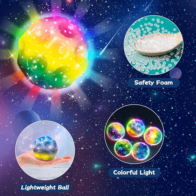 High Elasticity Ball, Super High Bouncing Foam Balls for Adults Improve Hand-Eye Coordination Sports Training