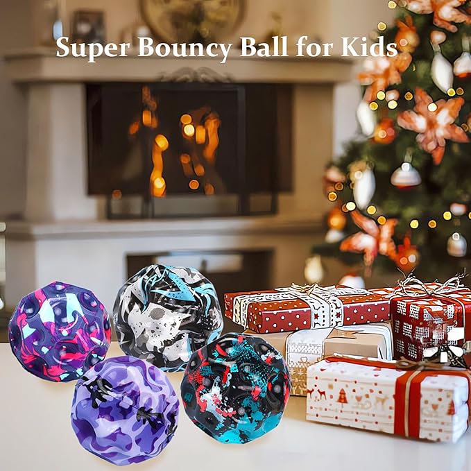 Tendry Extreme High Bouncing Ball Moon Shape for Kids of All Ages, Improve Hand-Eye Coordination, Easy to Grip and Catch by Athletes as a Sport Training Balls