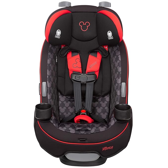 Disney Grow and Go Convertible Car Seat, Rear Facing 5-40 pounds, Forward Facing 30-65 pounds, Booster 40-100 lbs, Convert from Infant to Toddler, Simply Mickey